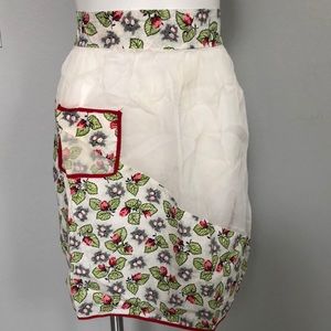 Vintage retro waist kitchen apron